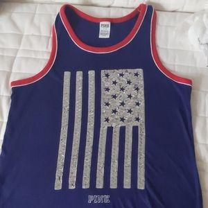 PINK VS** American Flag Tank